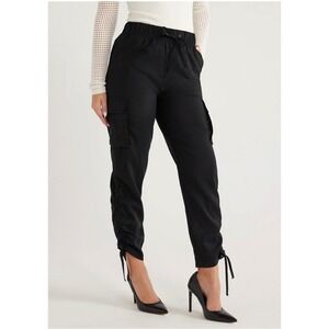 Sofia Jeans Sofia Vergara Super High Rise Luxe Cargo Pants Black XXL 20 Joggers